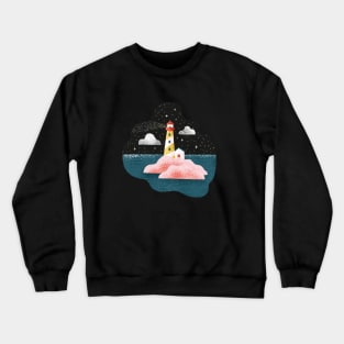 Starry Sky Lighthouse Crewneck Sweatshirt